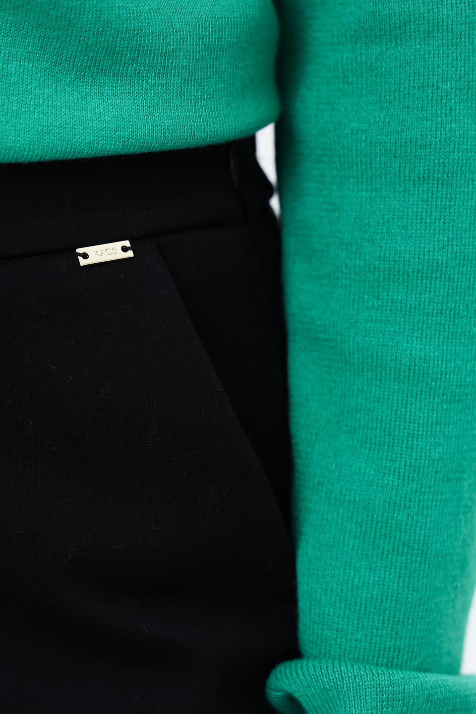 Брюки Kaos женские черные прямые