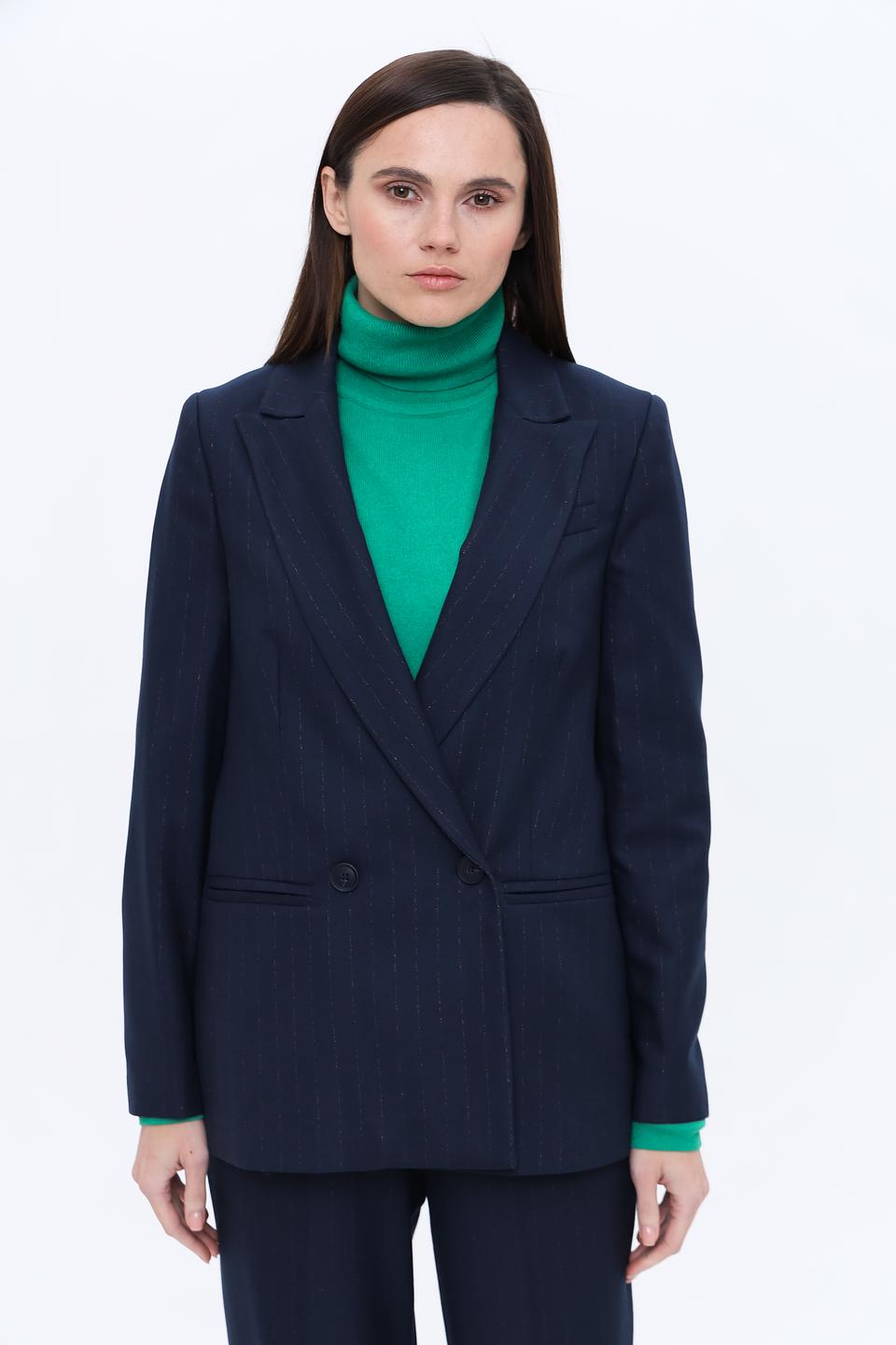 Жакет Kaos в полоску синий