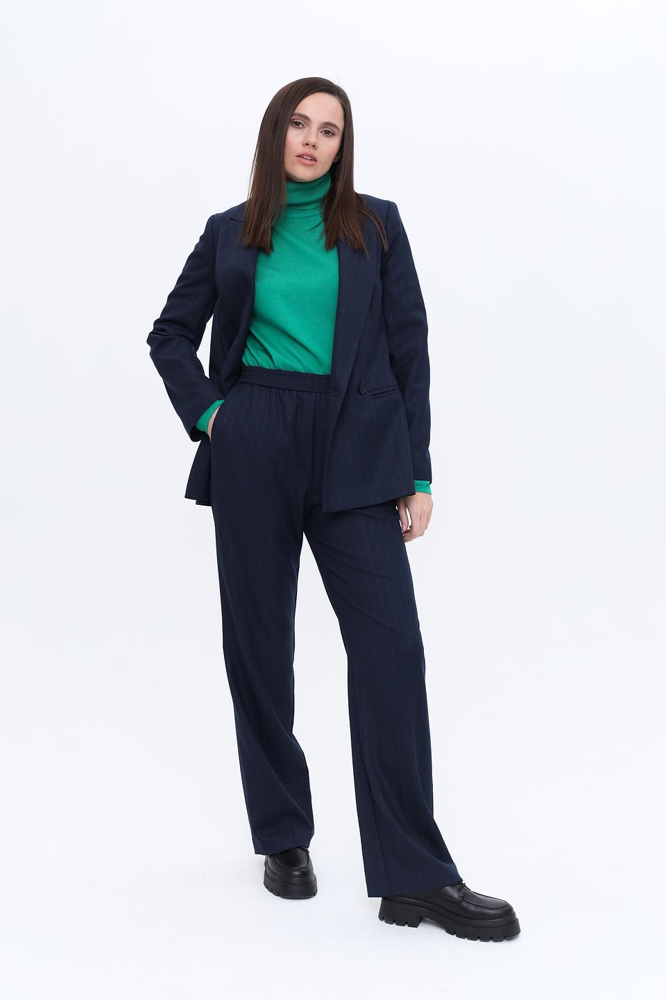 Жакет Kaos в полоску синий