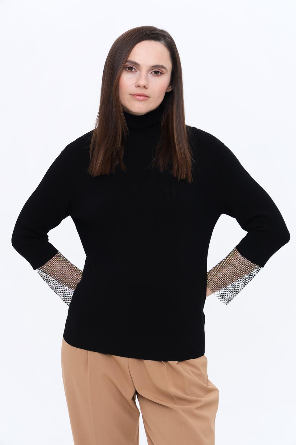 Водолазка Kaos с сетчатыми рукавами