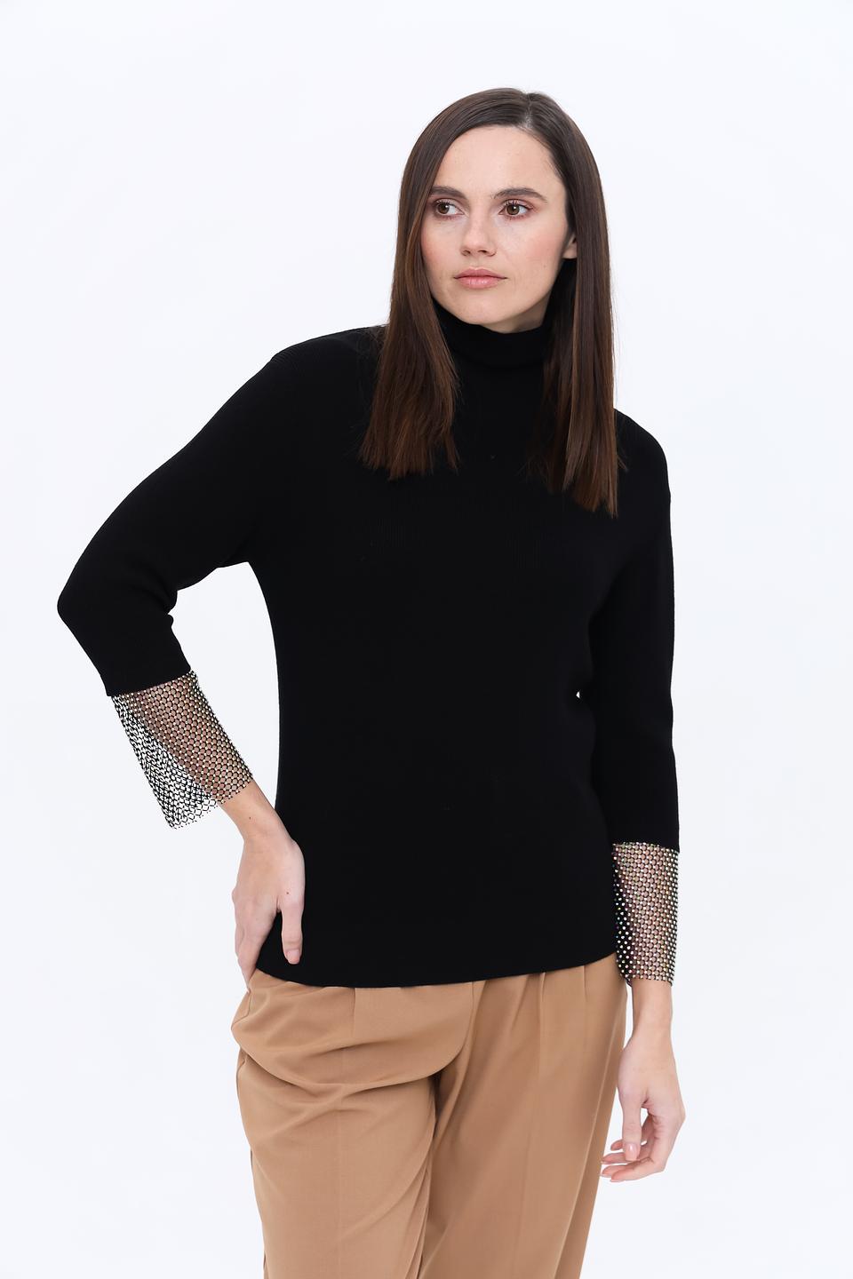 Водолазка Kaos с сетчатыми рукавами