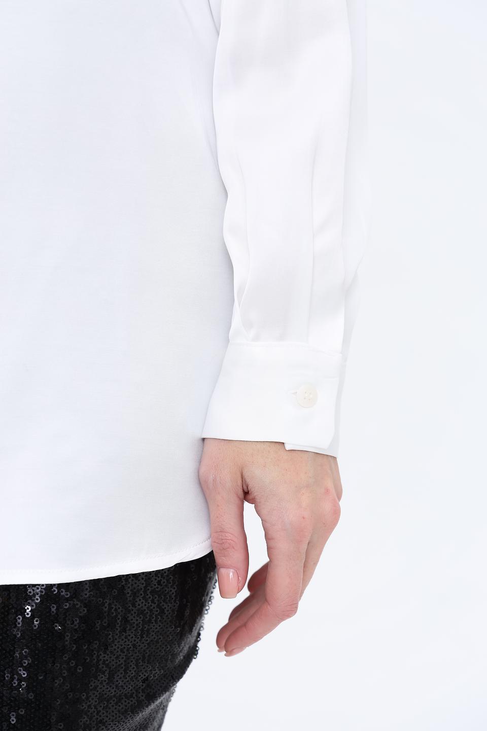 Рубашка Kaos женская белая с длинным рукавом