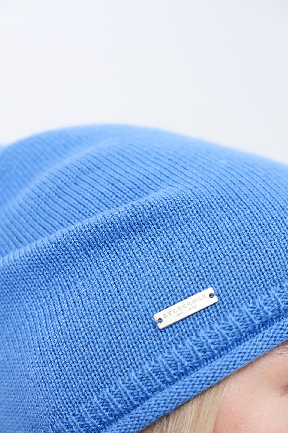 Шапка Seeberger голубая