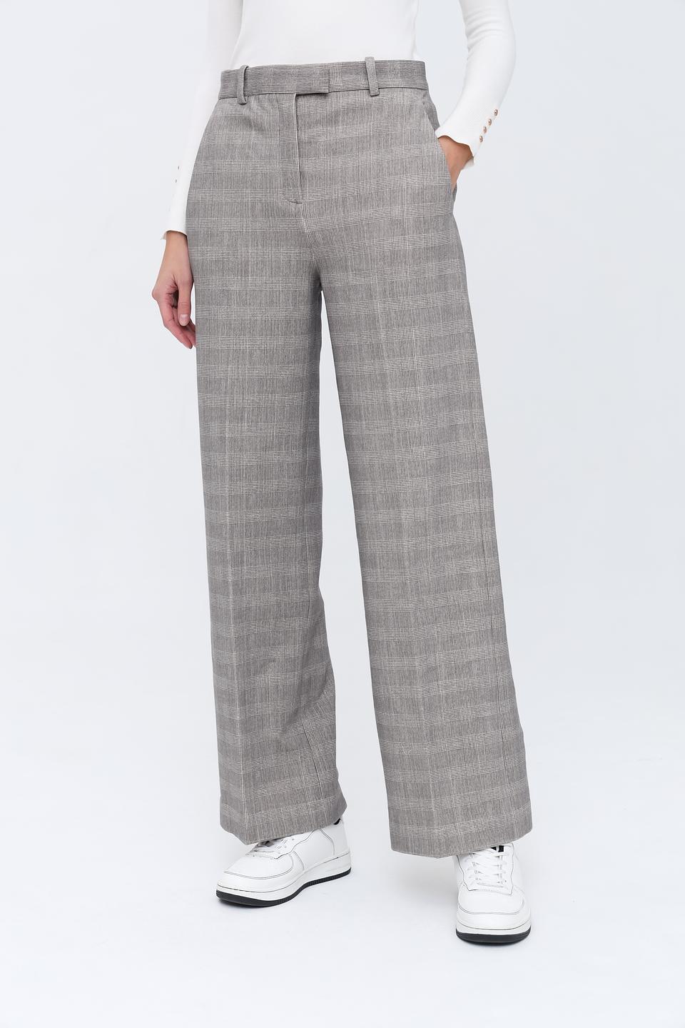 Брюки Circolo 1901 в клетку серые