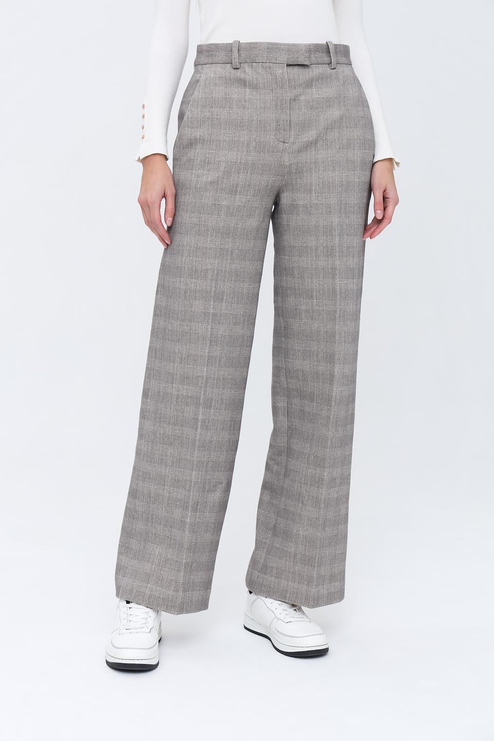 Брюки Circolo 1901 в клетку серые