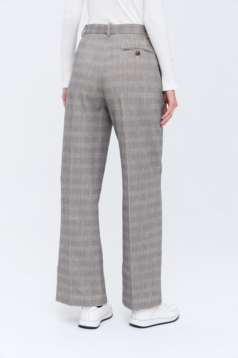 Брюки Circolo 1901 в клетку серые