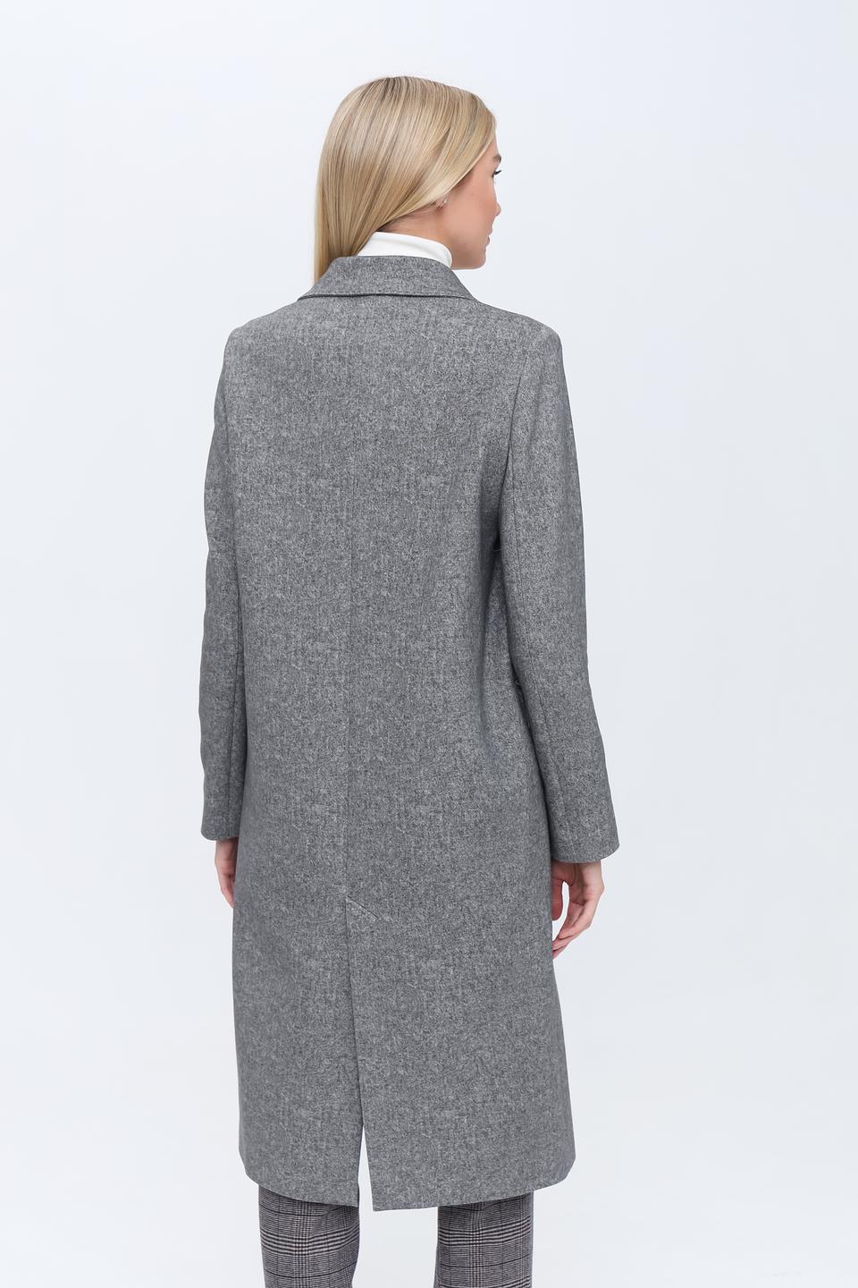 Пальто Circolo 1901 в клетку серое