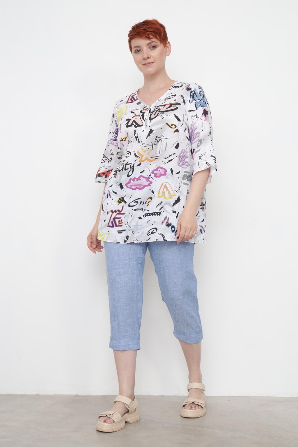 Блуза Doris Streich с принтом