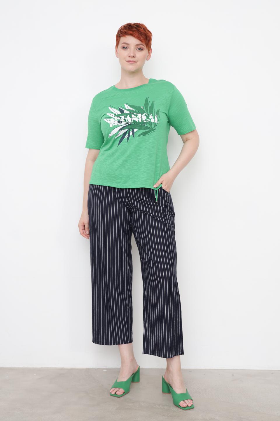 Футболка Thomas Rabe с принтом зелёная