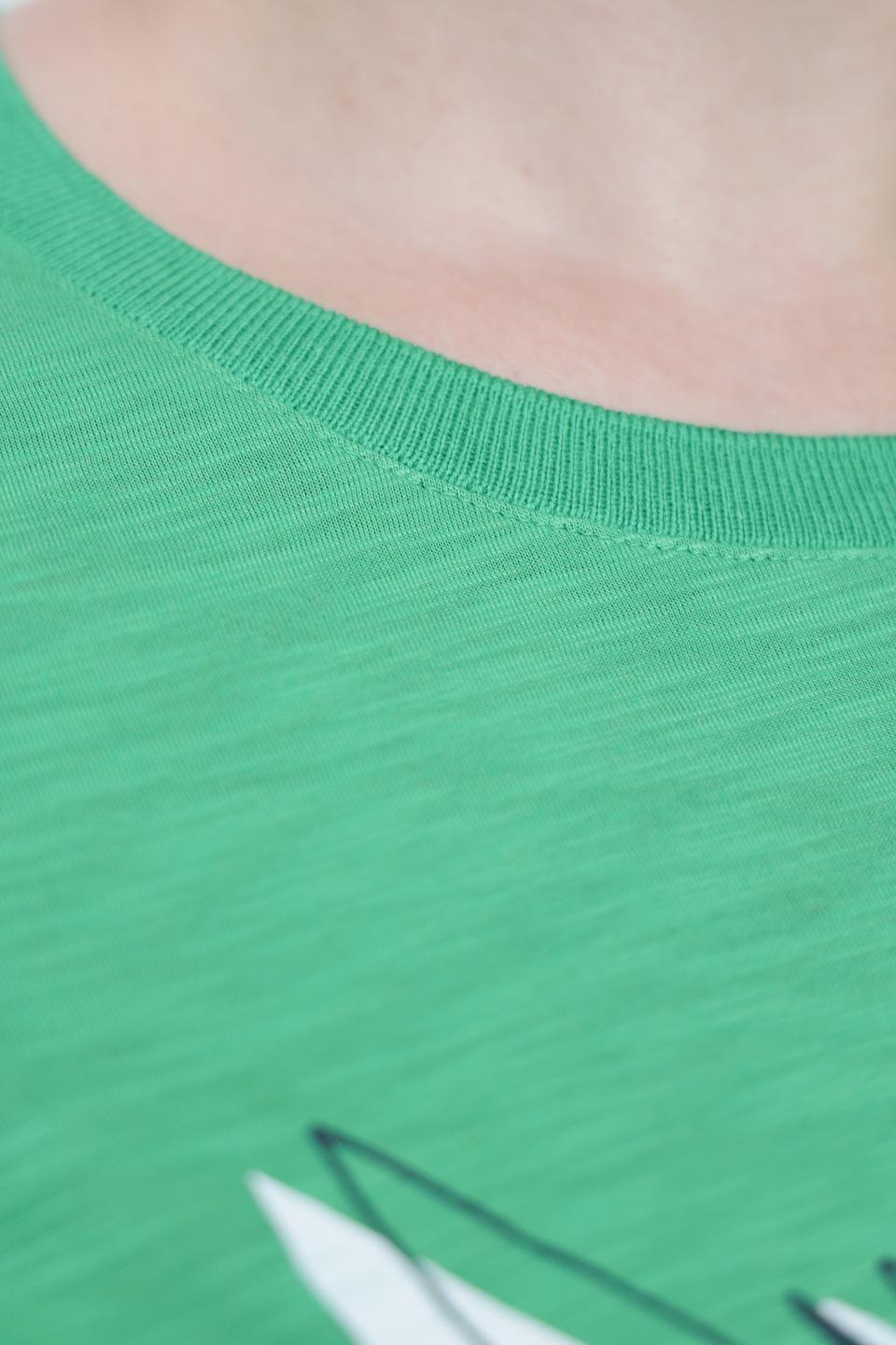 Футболка Thomas Rabe с принтом зелёная