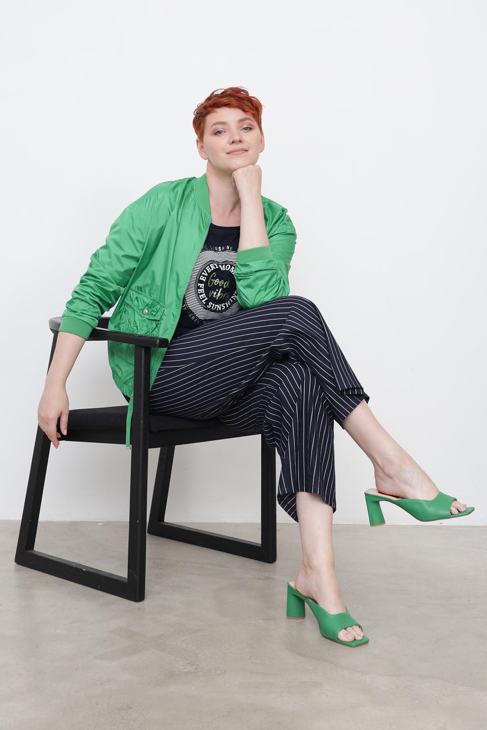 Брюки Via Appia в полоску