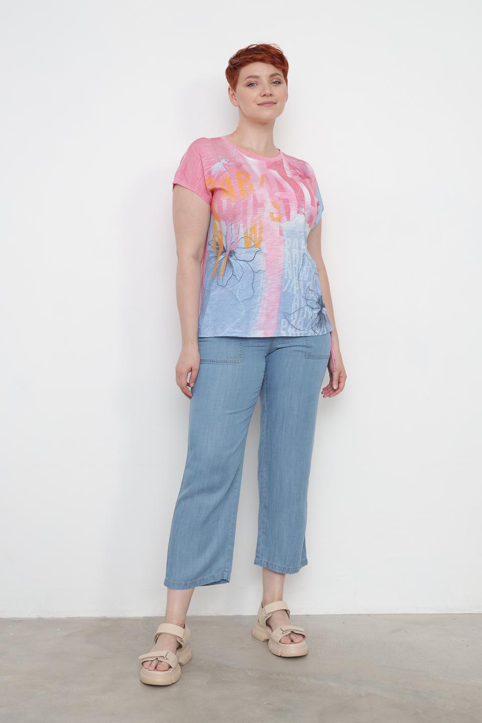 Футболка Thomas Rabe с цветочным принтом