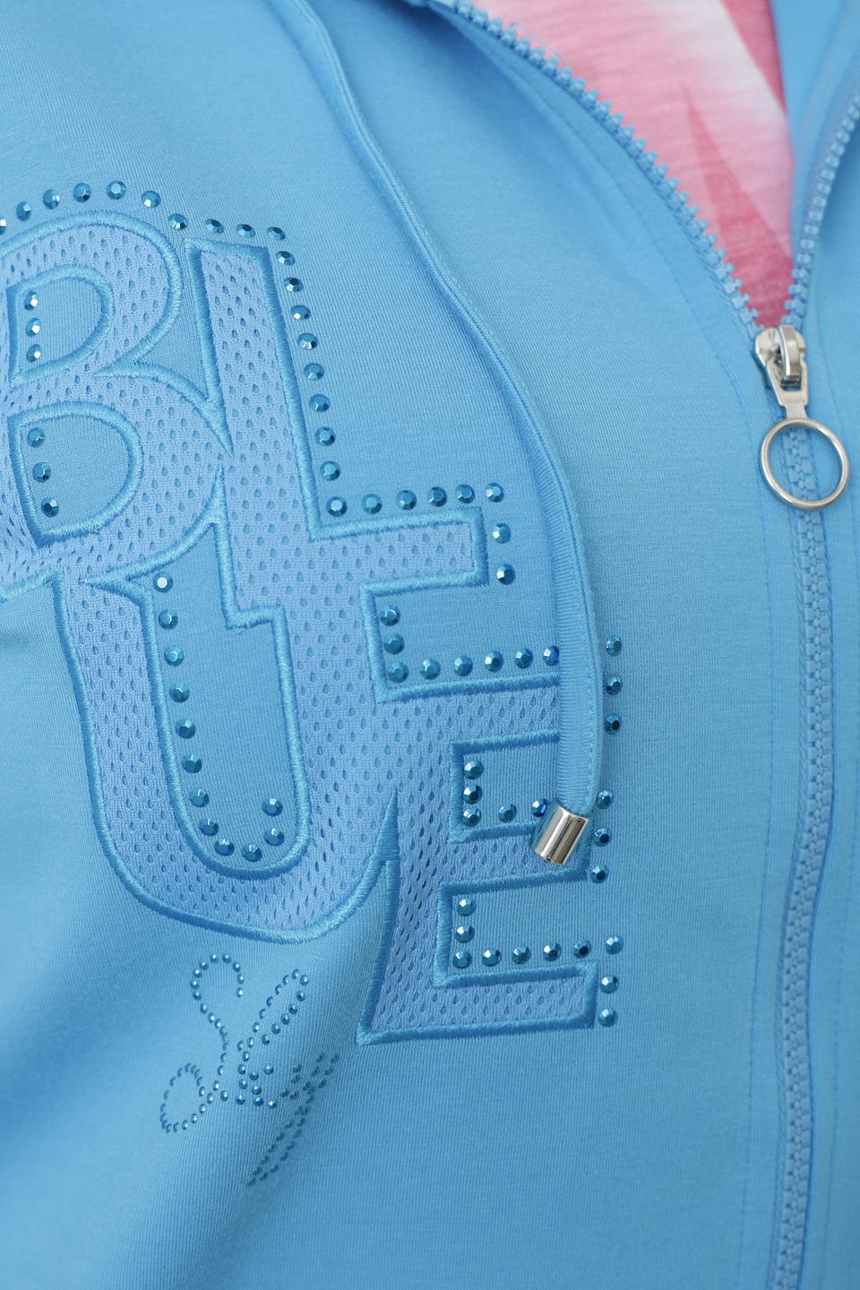 Толстовка Thomas Rabe голубая с коротким рукавом