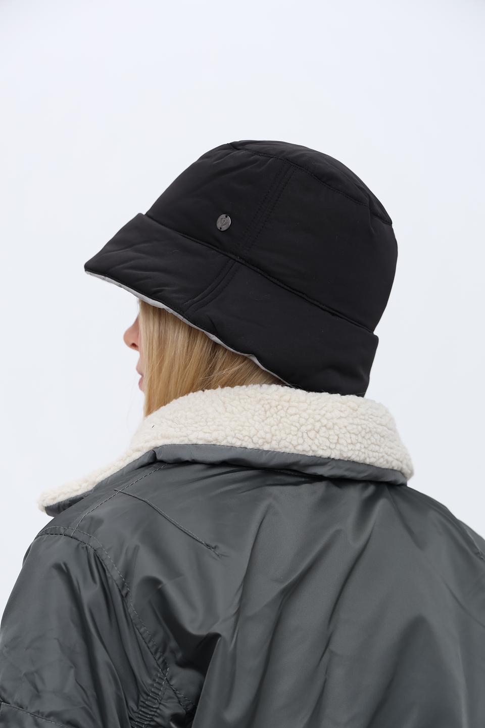 Шапка Fraas чёрная с мехом