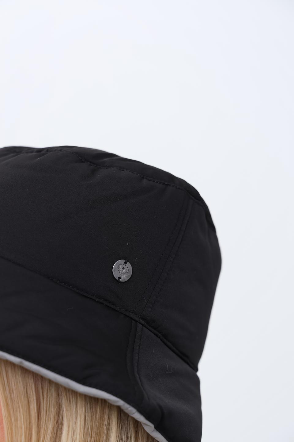 Шапка Fraas чёрная с мехом