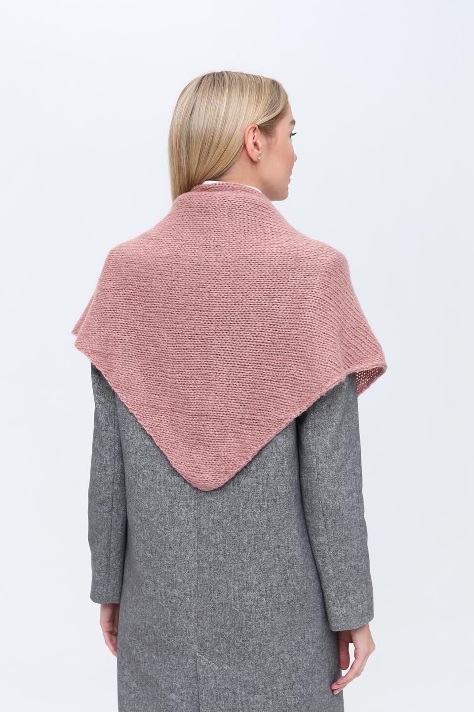 Шарф Marhatter вязаный пудровый