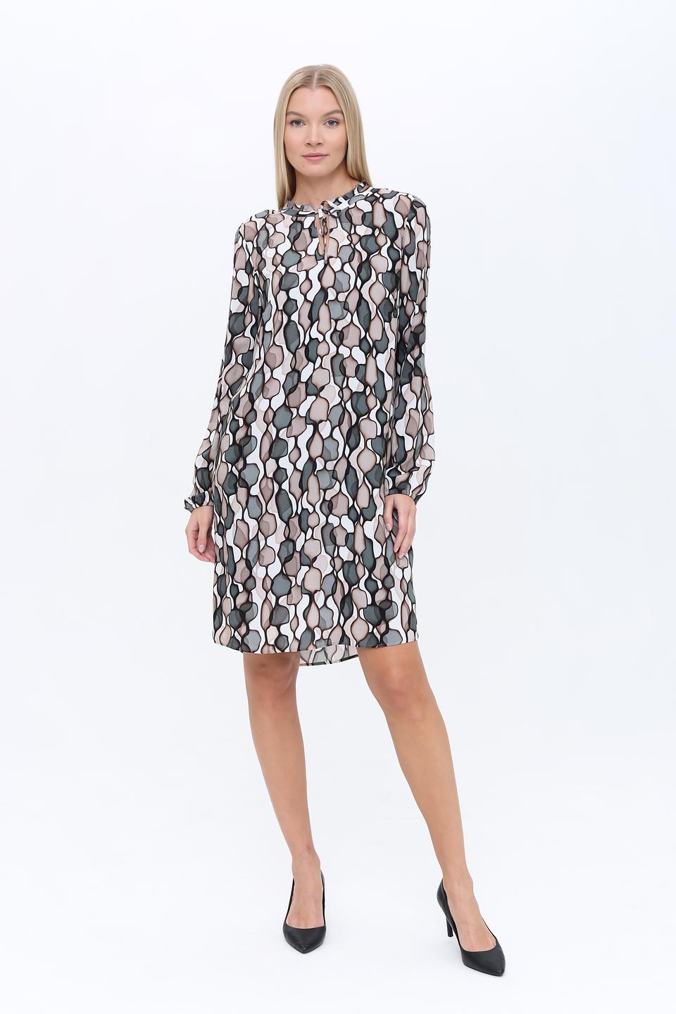 Платье Lecomte с принтом