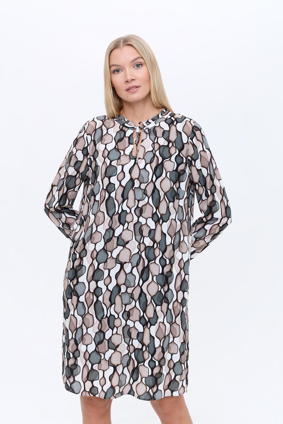 Платье Lecomte с принтом