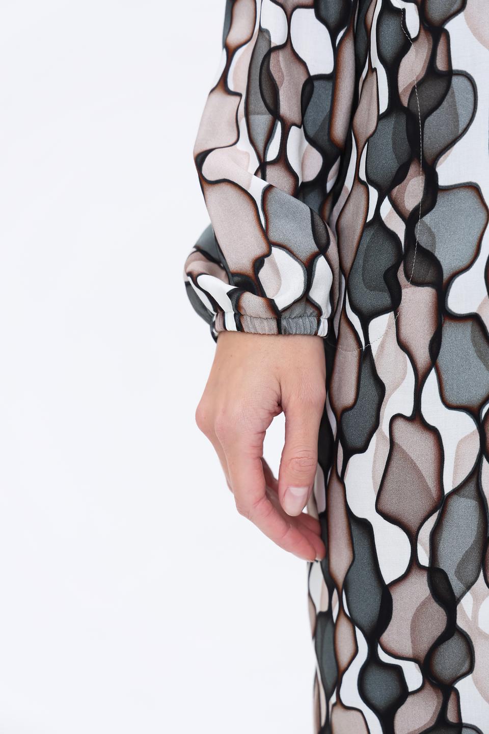 Платье Lecomte с принтом