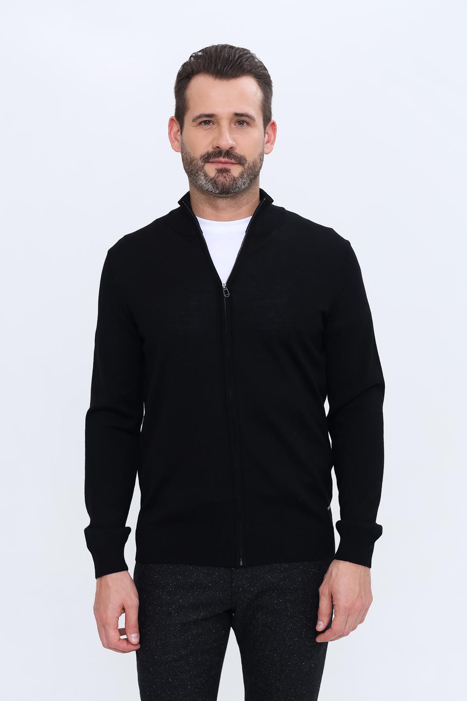 Кардиган Joop! чёрный на молнии