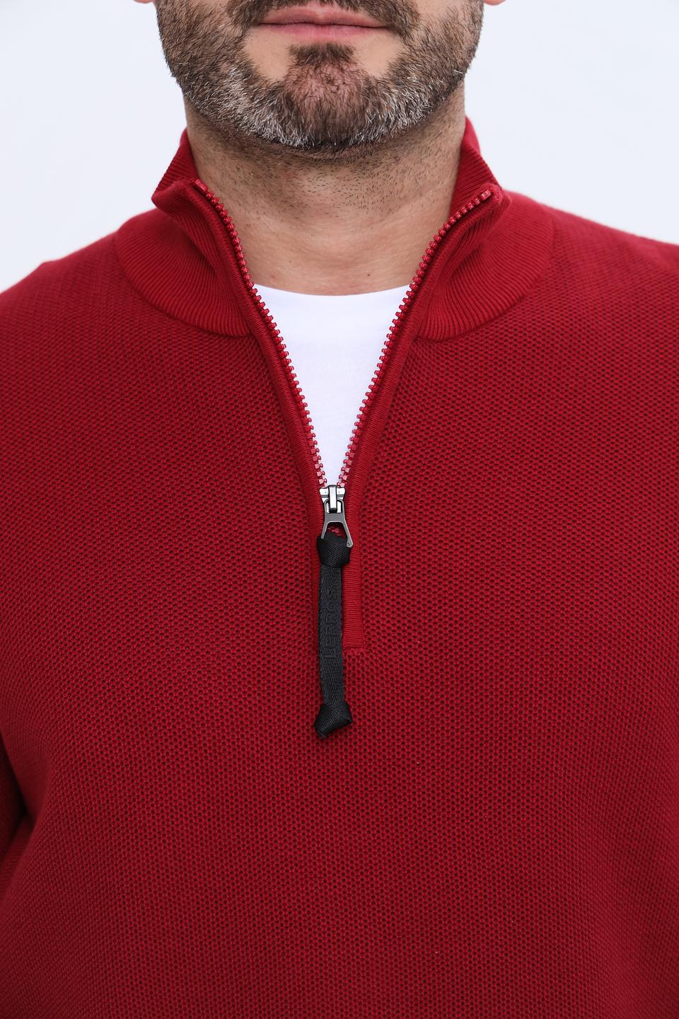Джемпер Lerros с молнией бордовый