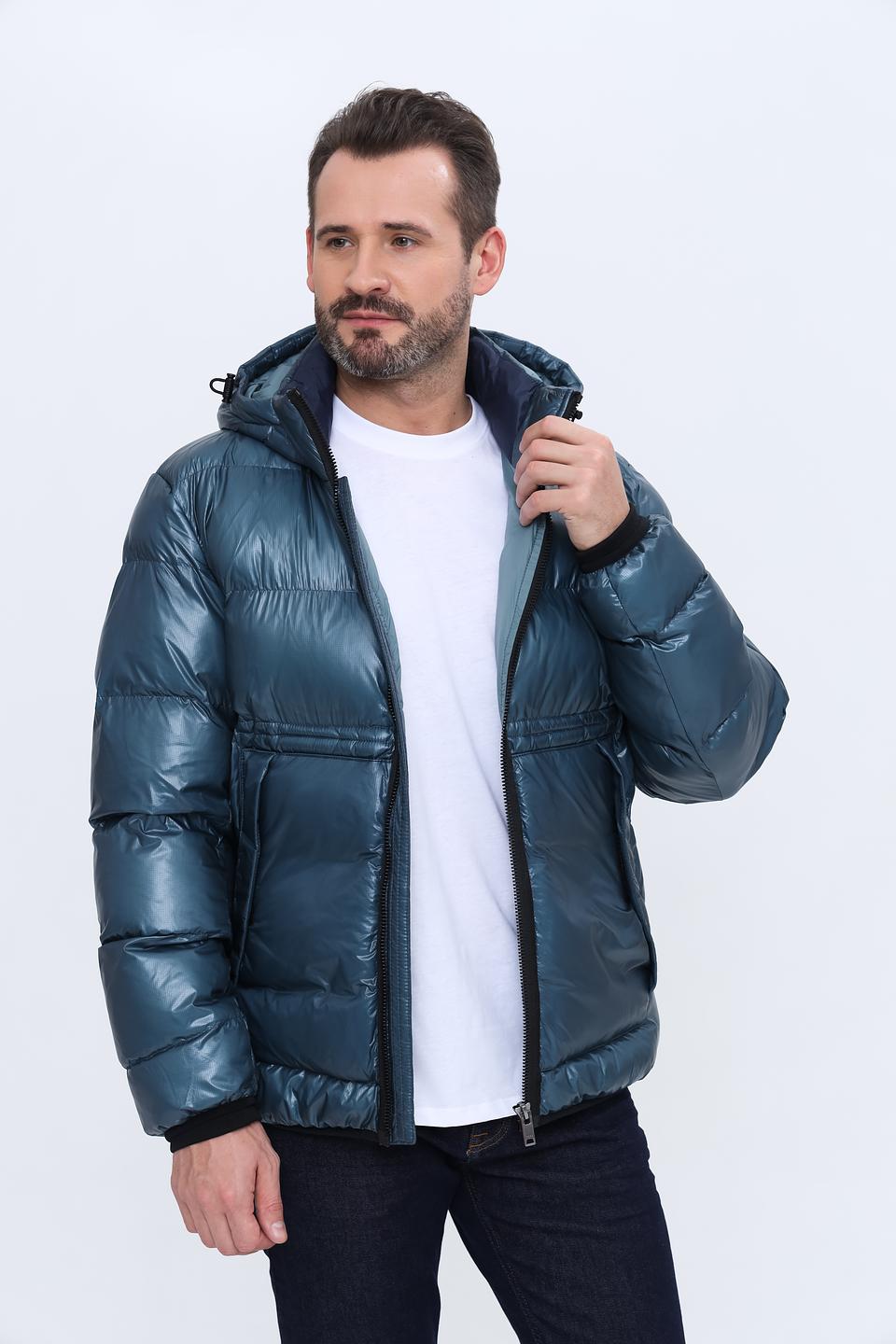 Куртка Boss Orange стеганая синяя