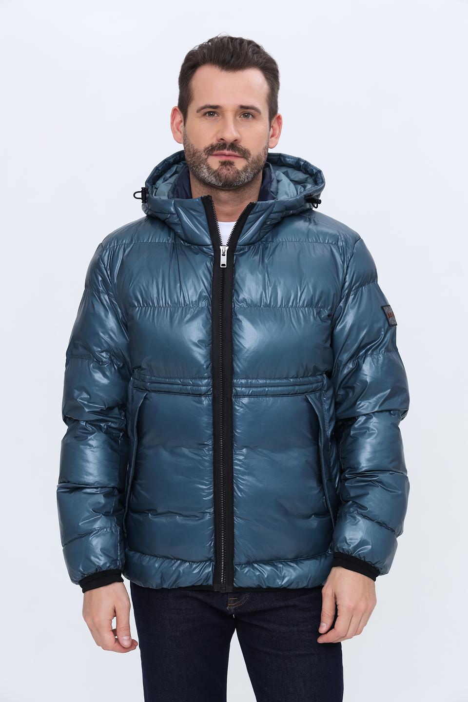 Куртка Boss Orange стеганая синяя