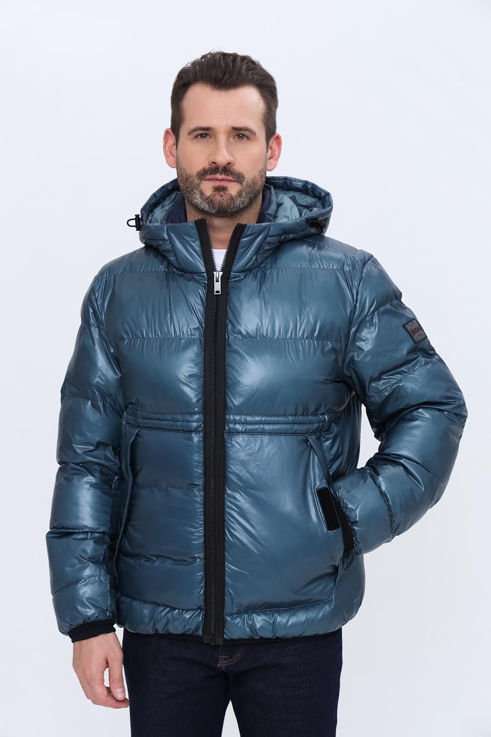 Куртка Boss Orange стеганая синяя