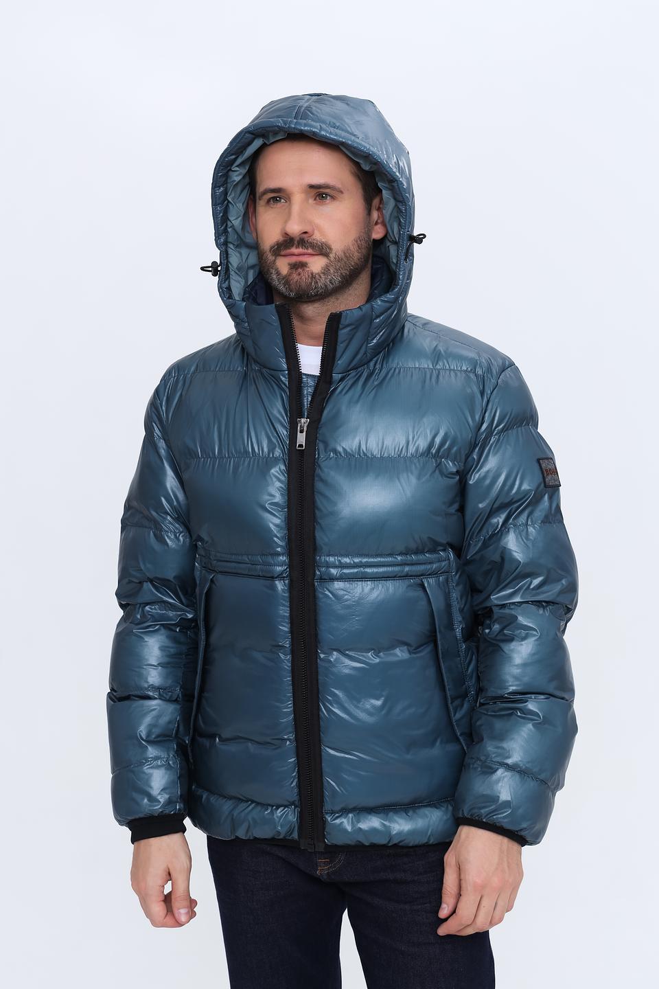 Куртка Boss Orange стеганая синяя