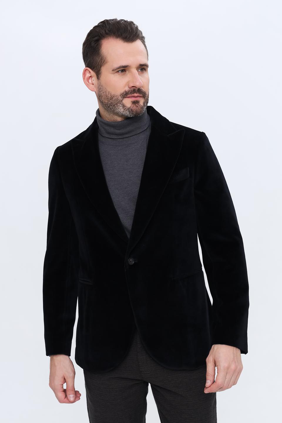 Пиджак Circolo 1901 бархатный чёрный