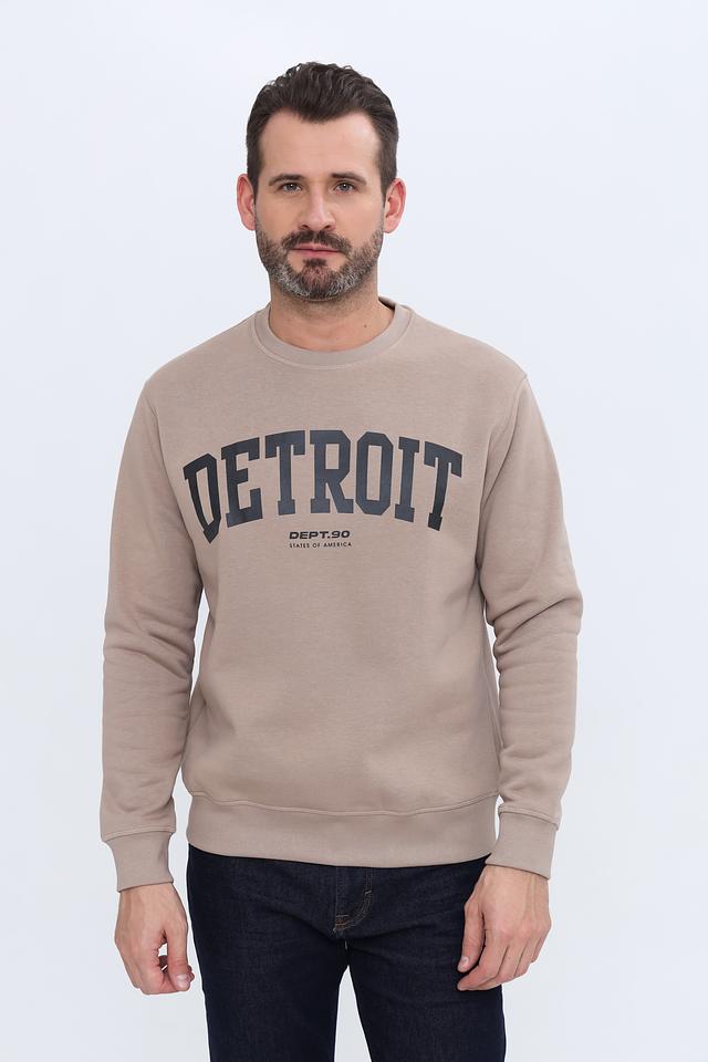 Джемпер Alcott муж. с принтом "Detroit"