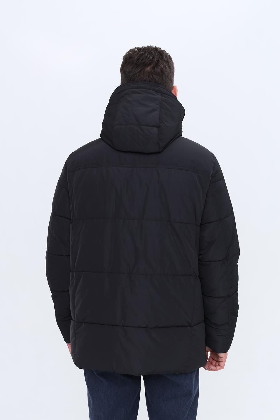 Куртка Bugatti чёрная стеганая