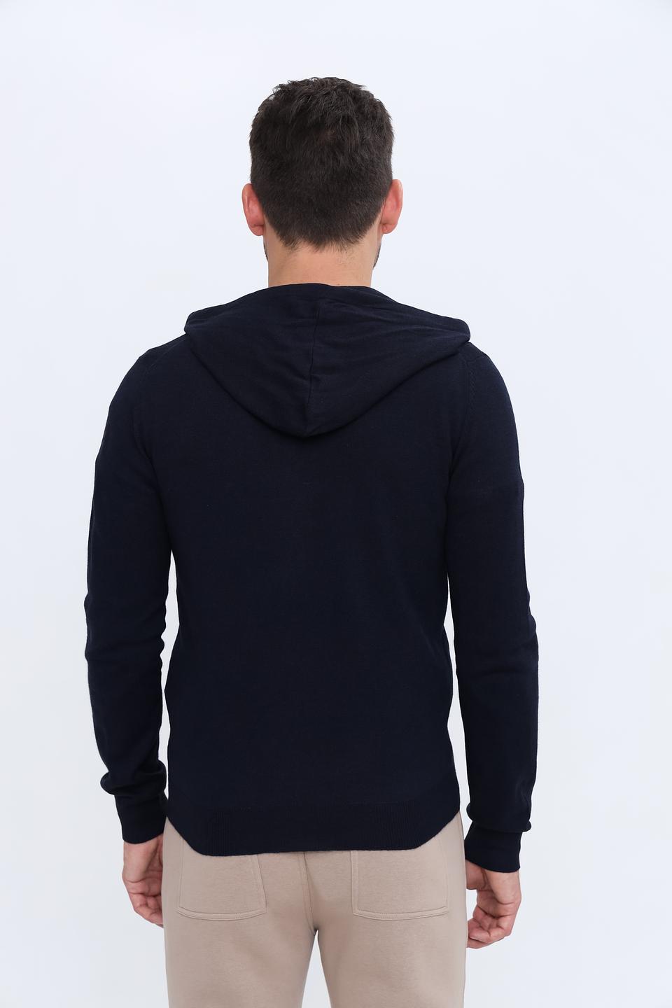 Кардиган Alcott на молнии тёмно-синий