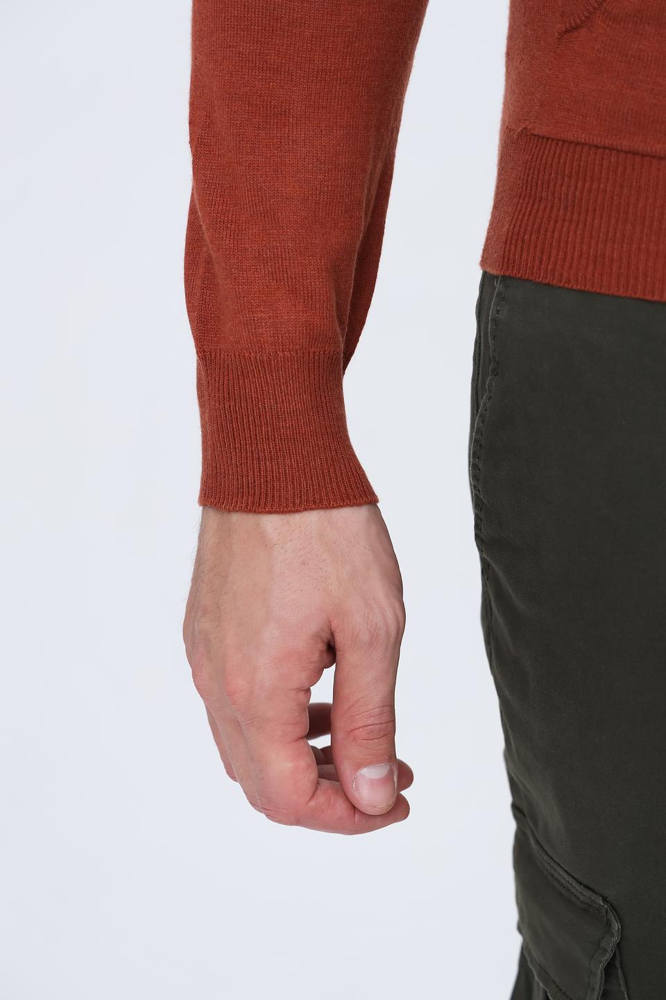 Толстовка Alcott рыжая с капюшоном