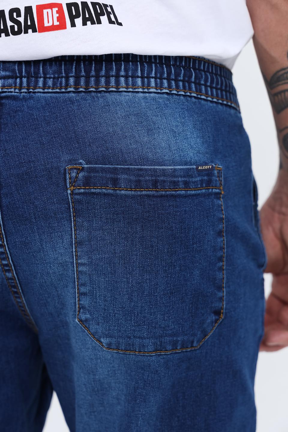 Джинсы Alcott с манжетами синие
