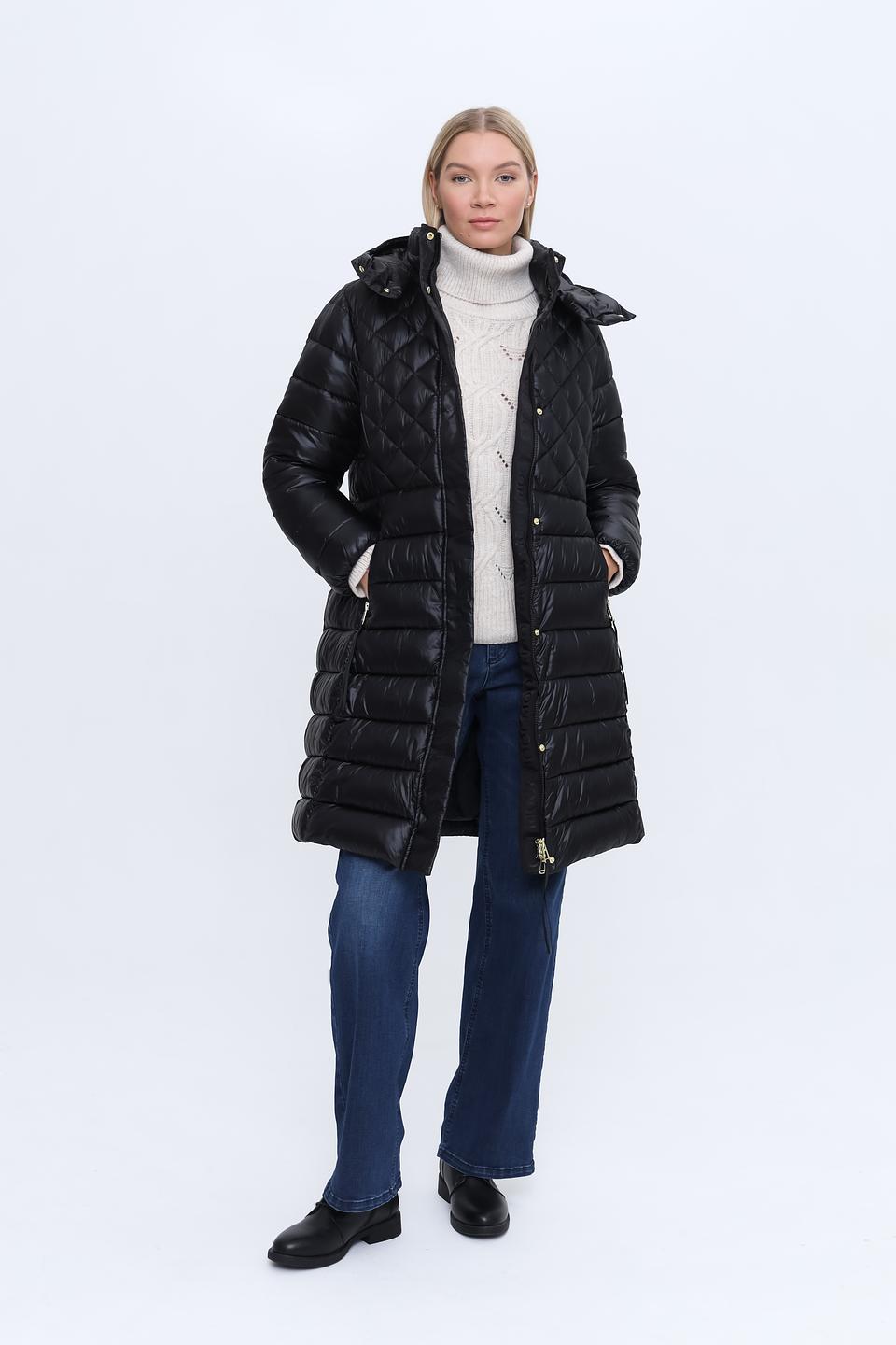 Пальто Joop! жен. стеганое чёрное