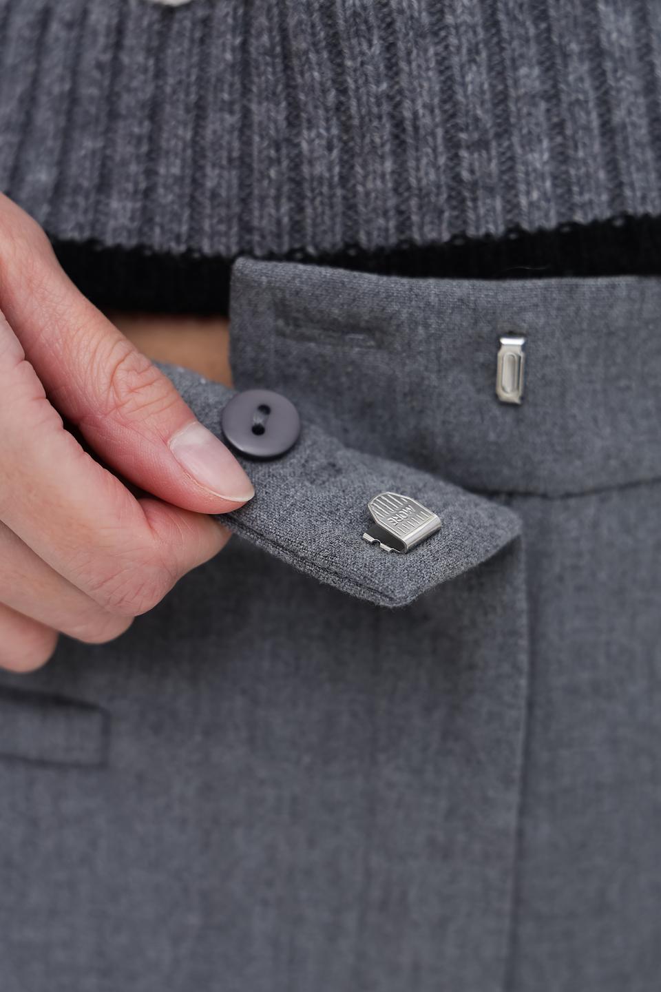 Брюки классические MORE and MORE серые