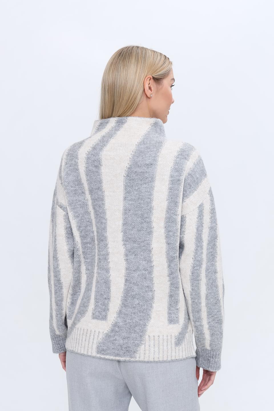 Пуловер More and More в полоску