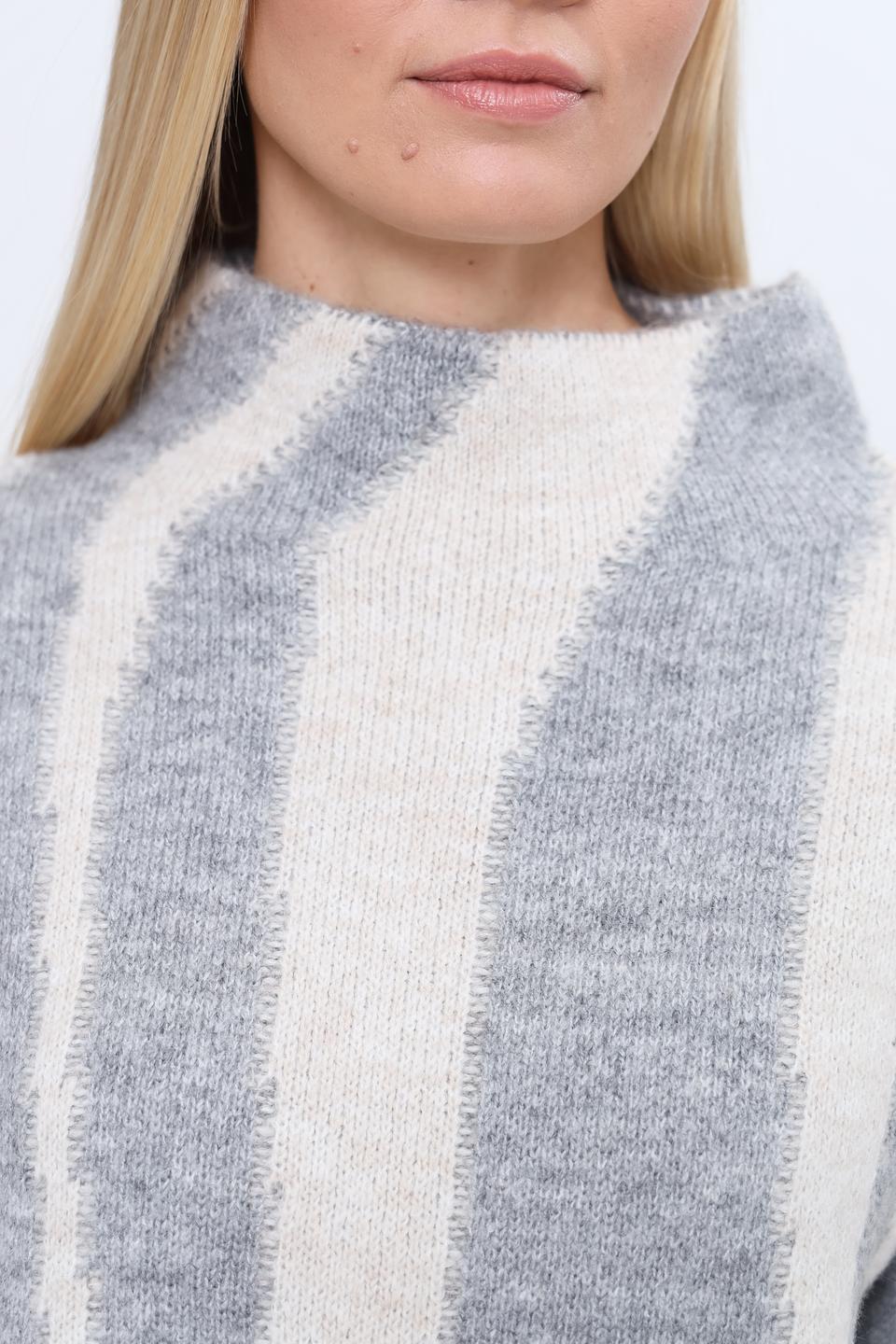 Пуловер More and More в полоску