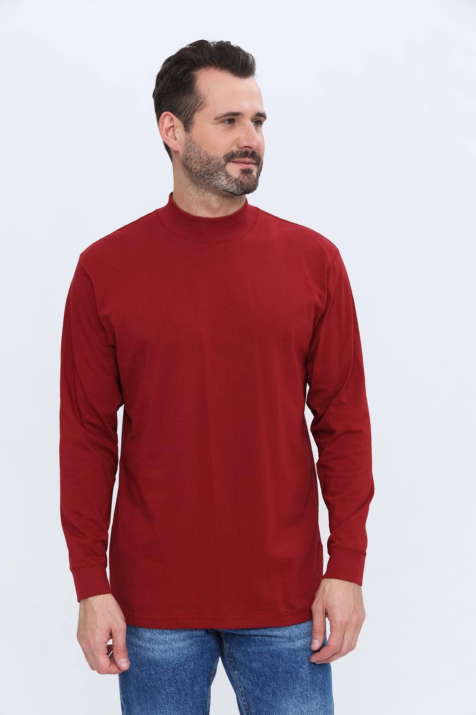 Лонгслив Ragman бордовый