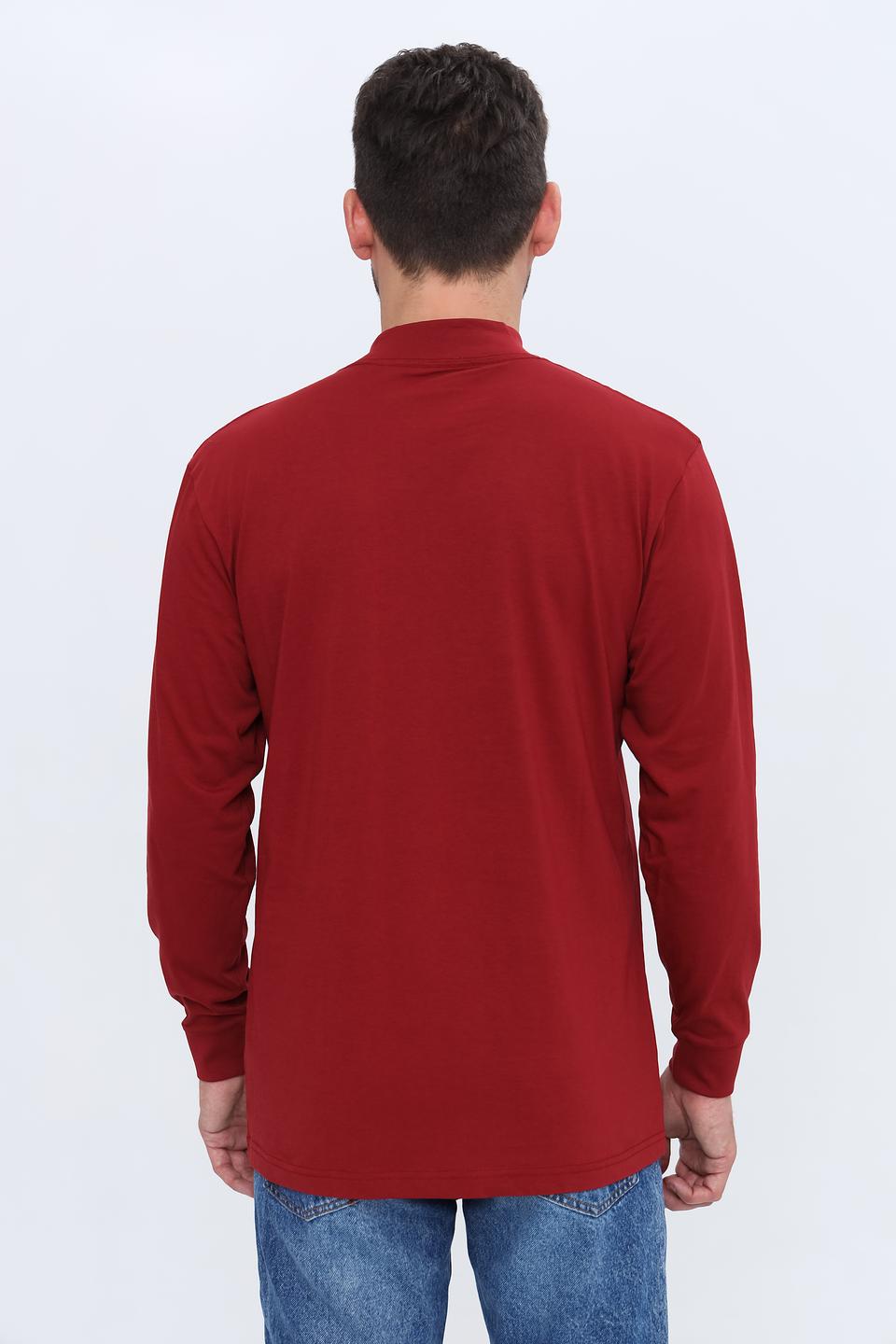 Лонгслив Ragman бордовый