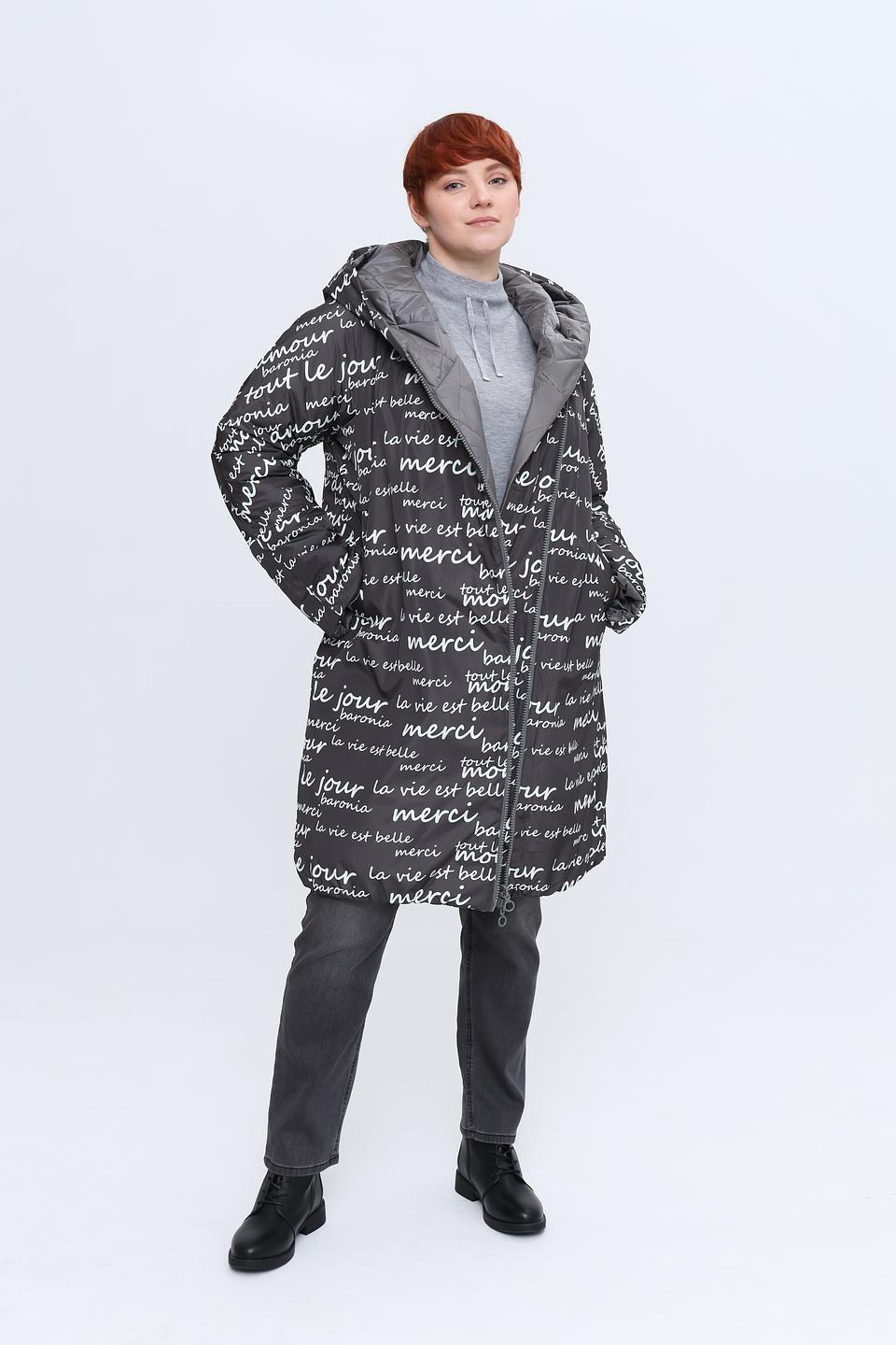 Пальто Baronia с принтом