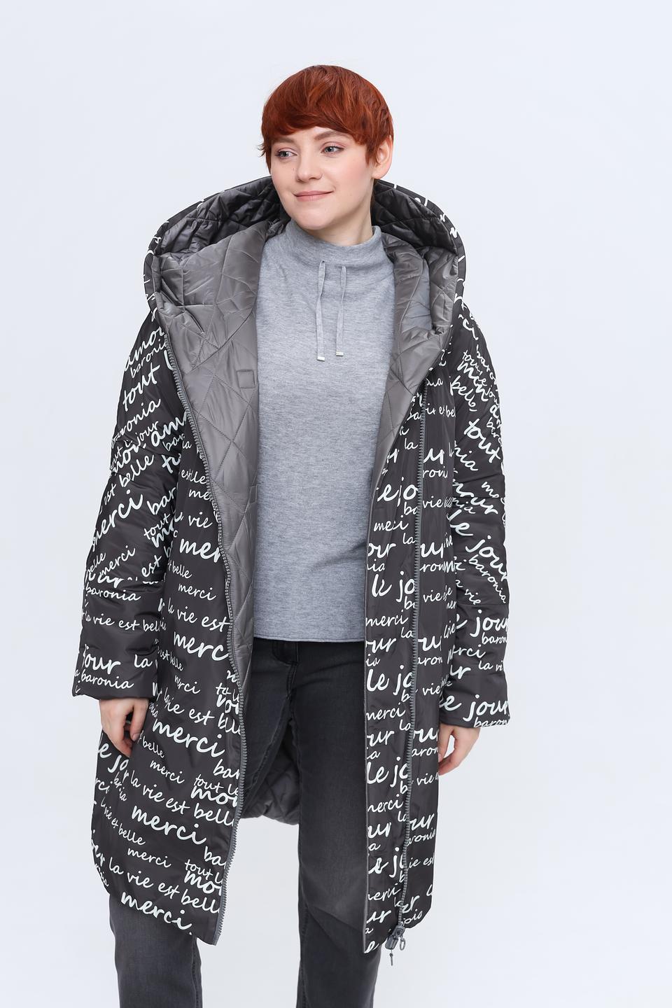 Пальто Baronia с принтом