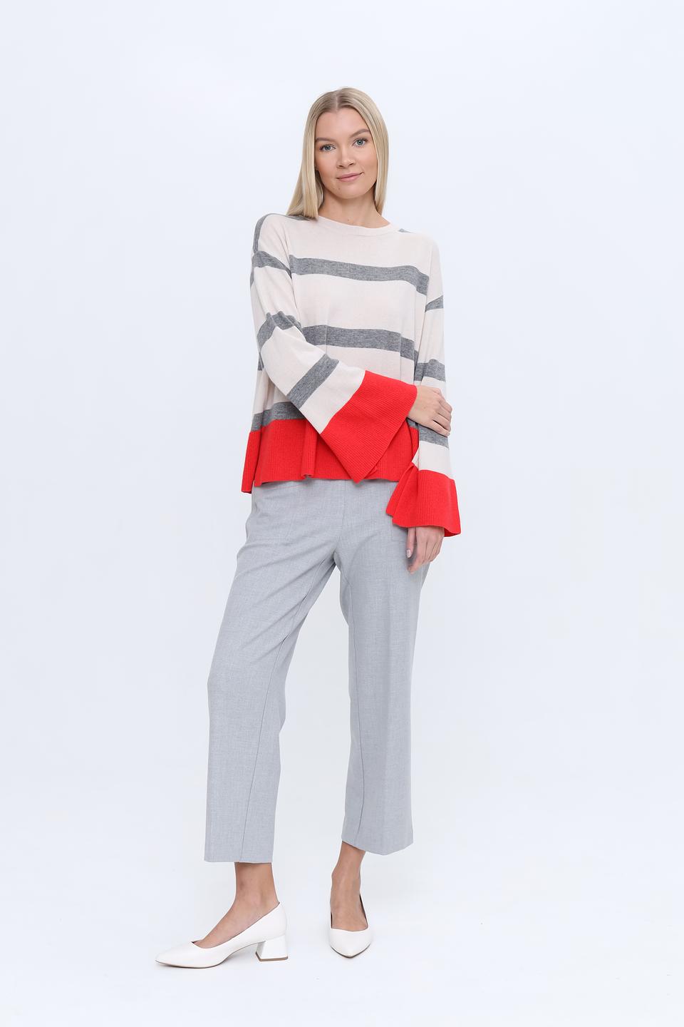 Брюки Toni collection серые кюлоты