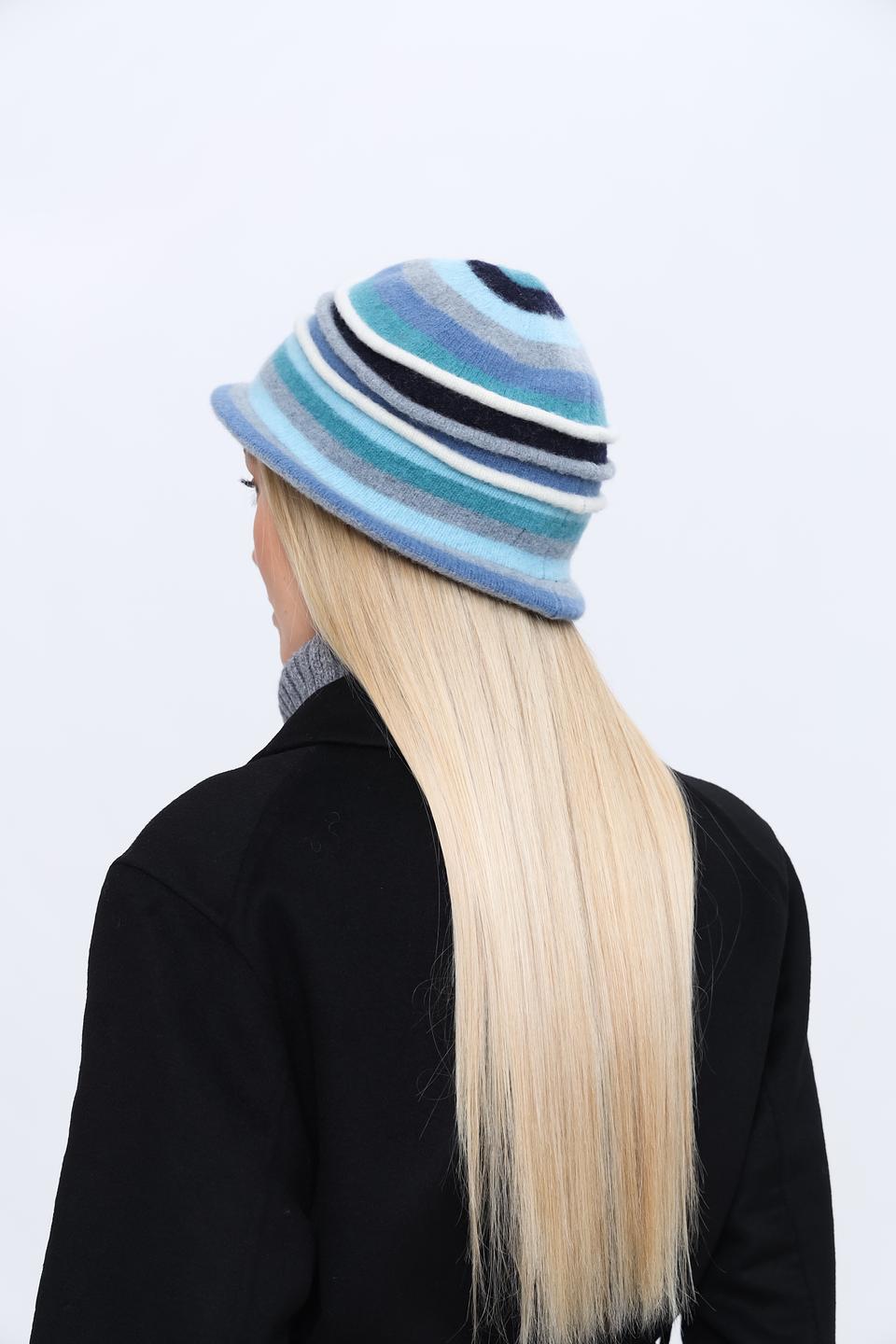 Шляпа Seeberger в полоску