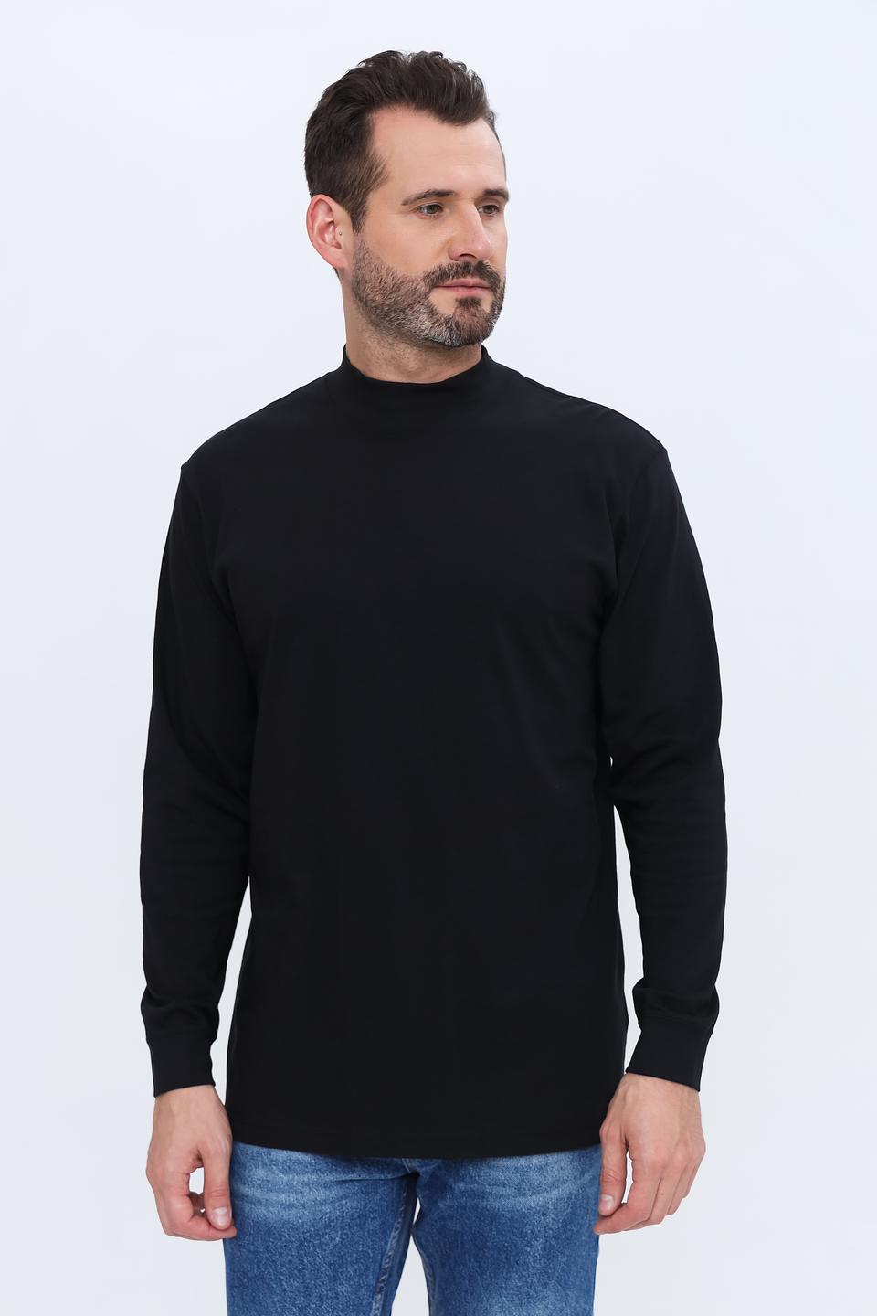 Лонгслив Ragman чёрный