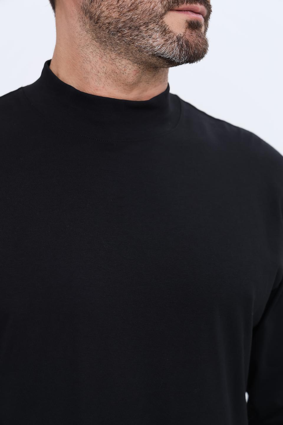 Лонгслив Ragman чёрный