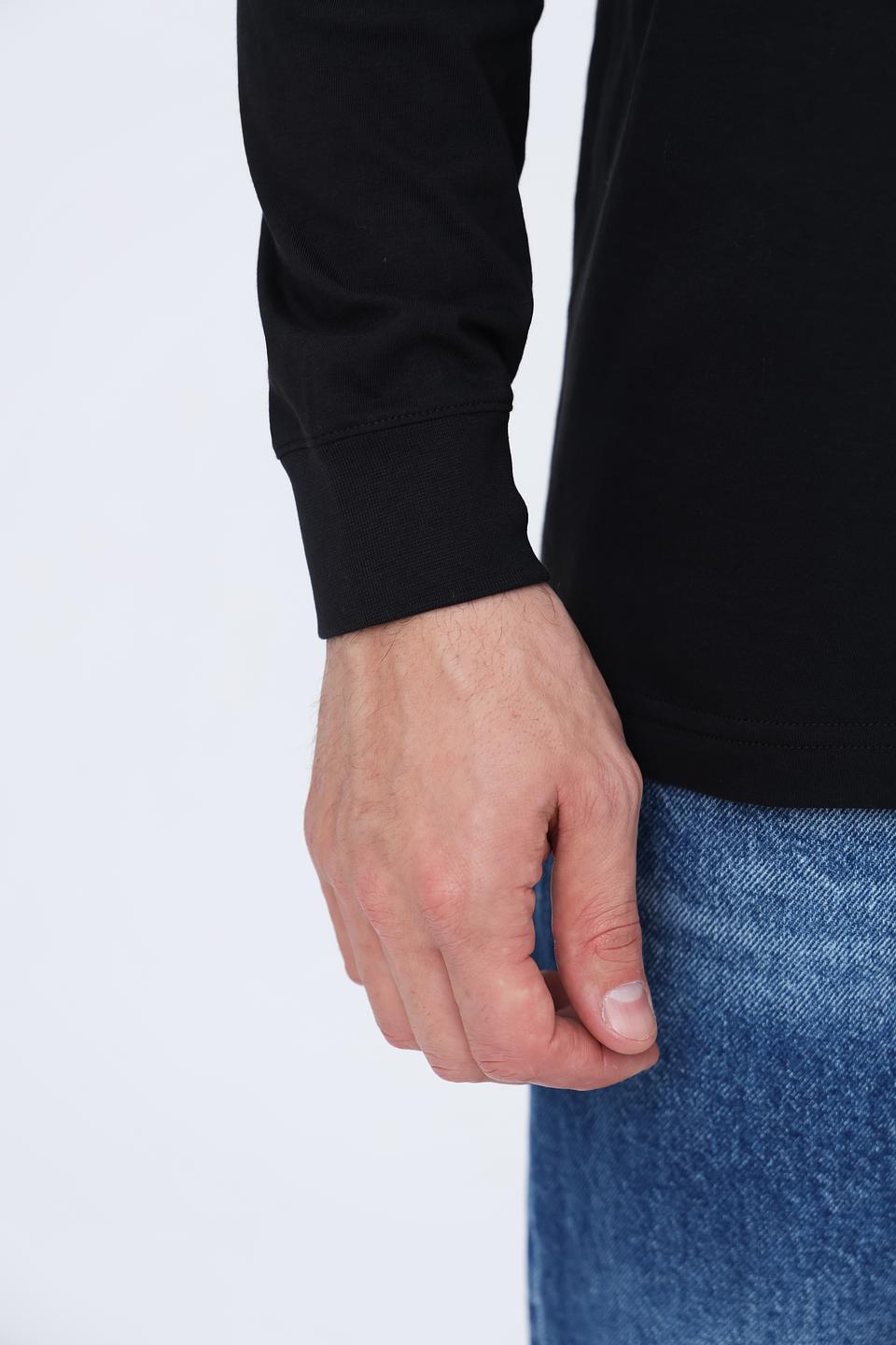 Лонгслив Ragman чёрный