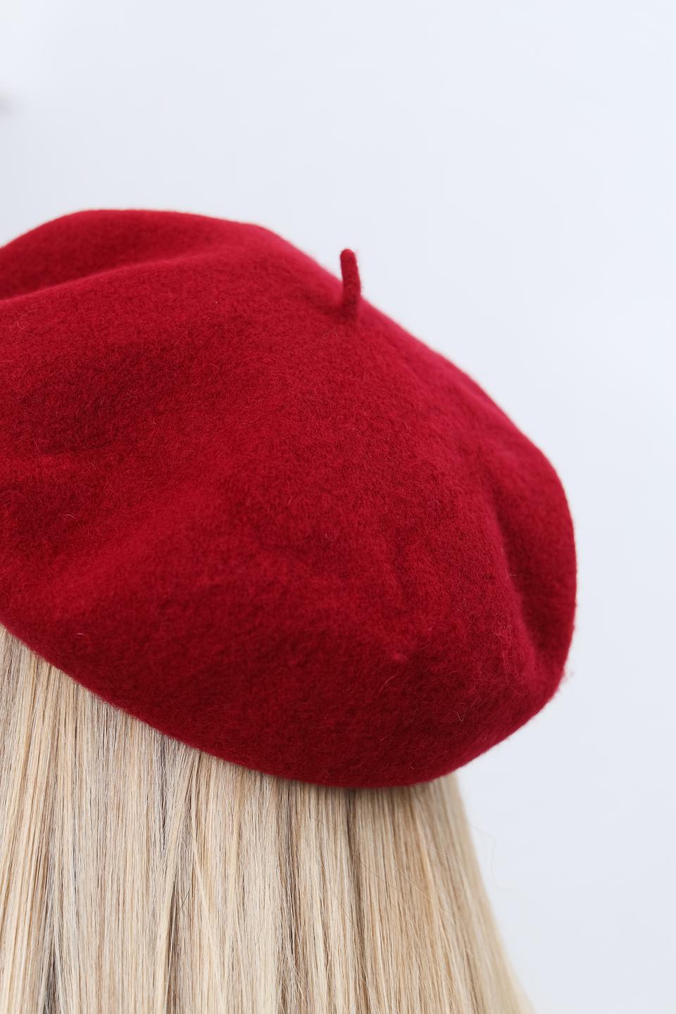 Берет Pezzo бордовый