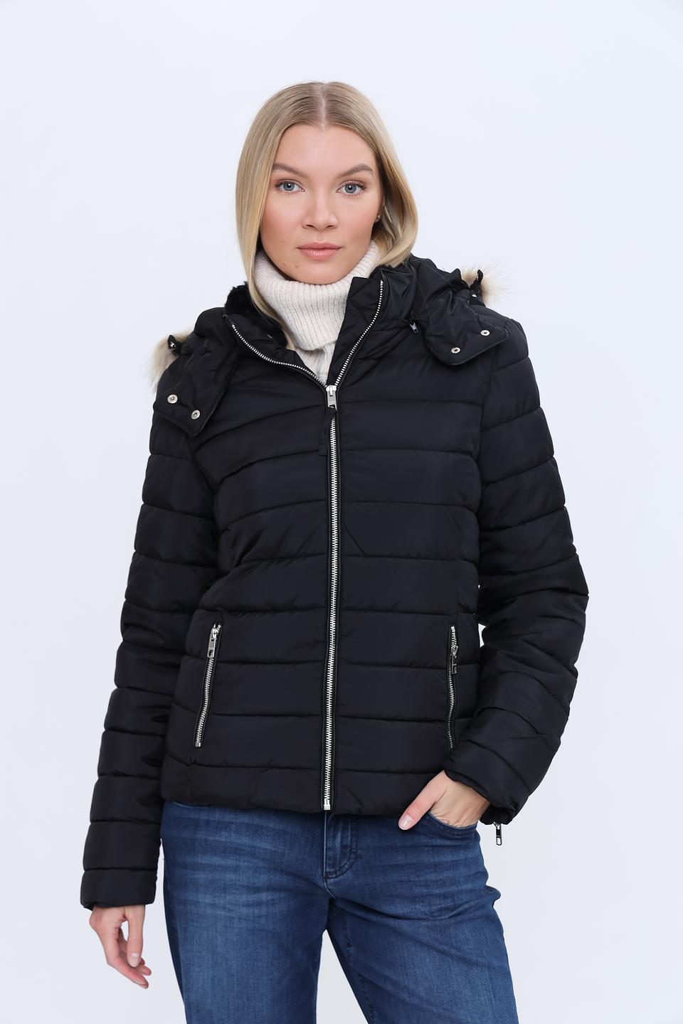 Куртка Alcott стеганая чёрная